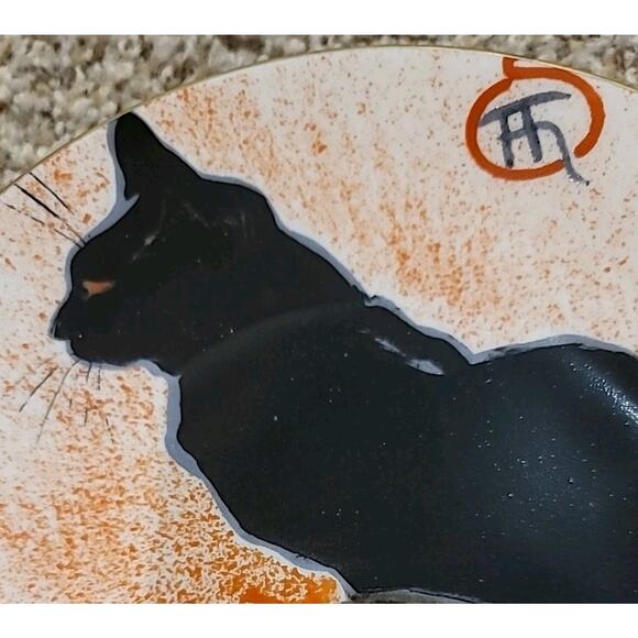 MUSEUM OF FINE ARTS BOSTON Two Cats Plate Porcelain Theophile Alexandre Steinlen - Picture 3 of 6